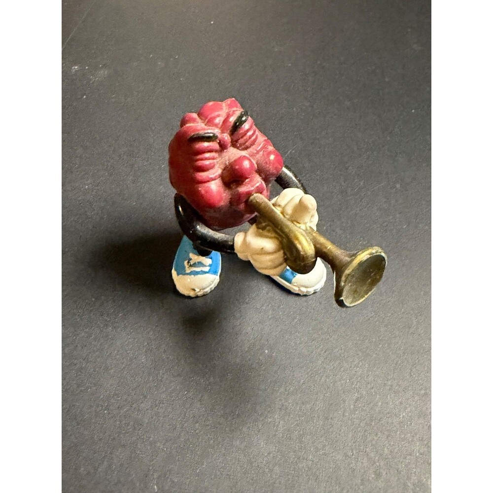 Vintage California Raisins Trumpet Player Figure Applause 1988 PVC